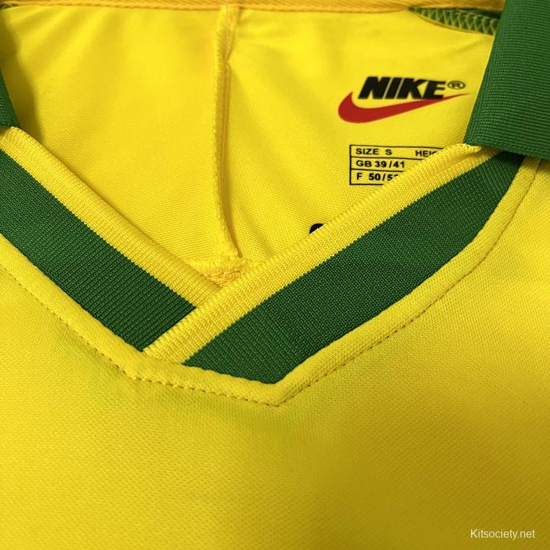 Retro 1998 Brazilian Goalkeeper Jersey - Kitsociety