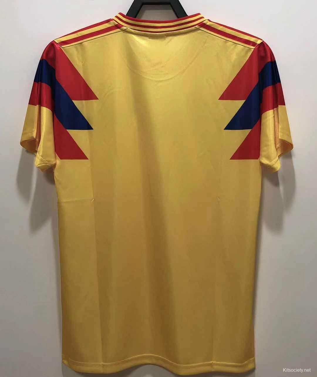 Colombia Away Jersey 1990 Valderrama
