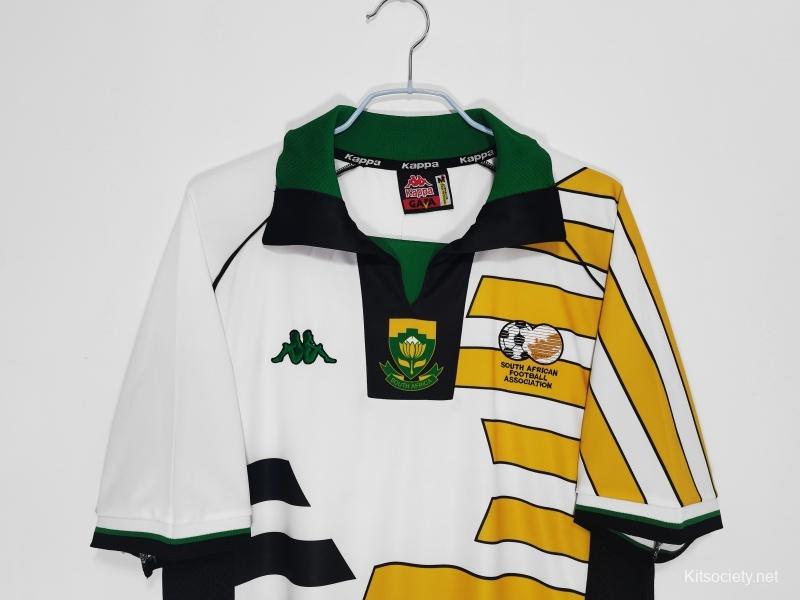 Retro 1998 South Africa Away Soccer Jersey - Kitsociety