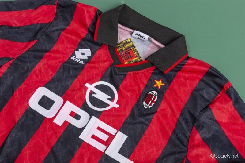 Retro AC Milan Away Jersey 1995/96 By Lotto