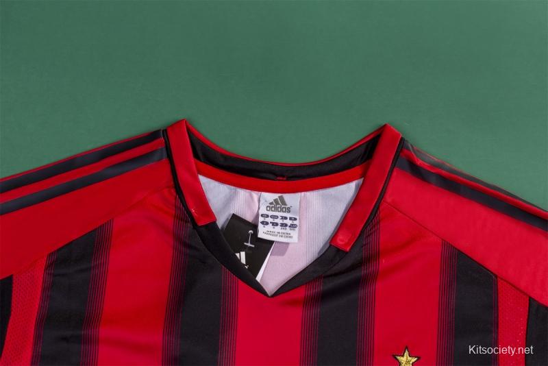 Retro 96/97 AC Milan home Soccer Jersey - Kitsociety