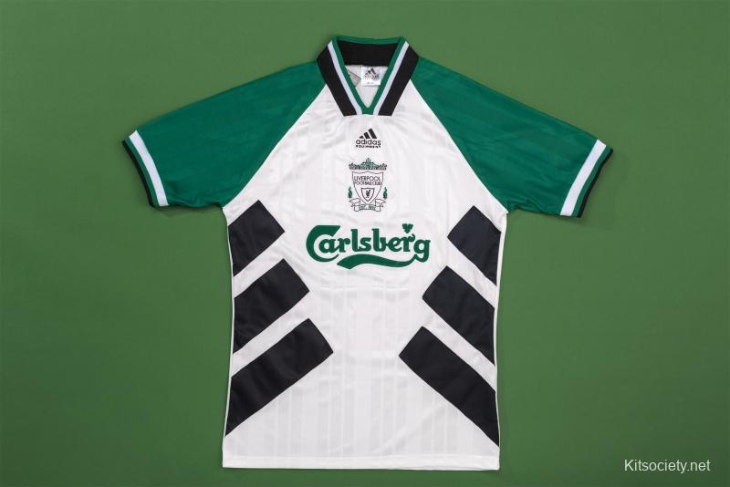 Retro 93/95 Liverpool Away Soccer Jersey - Kitsociety
