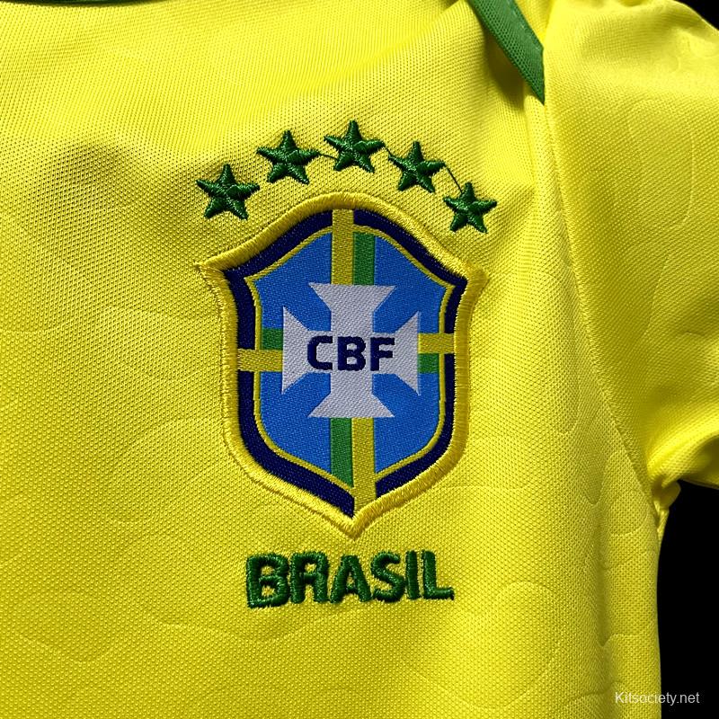 2022 Brazil Black Soccer Jersey - Kitsociety