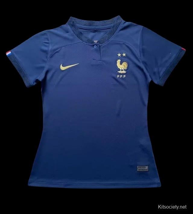 Women's France Home Soccer Jersey 2022