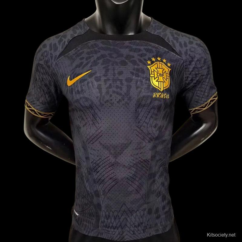 Brazil Jersey Custom Away Soccer Jersey 2022