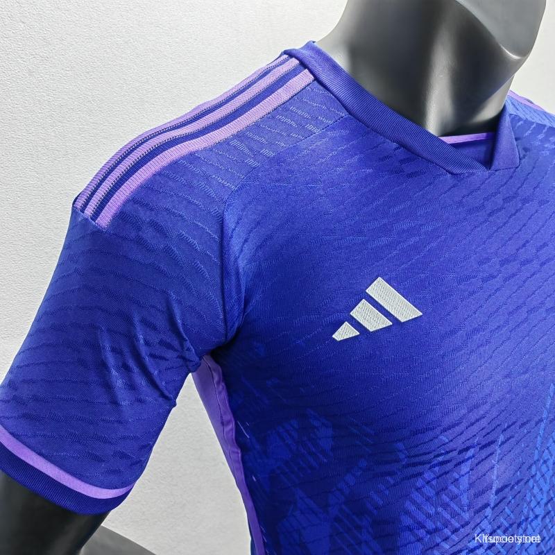 Player Version 3 Stars Argentina Away Jersey - Kitsociety