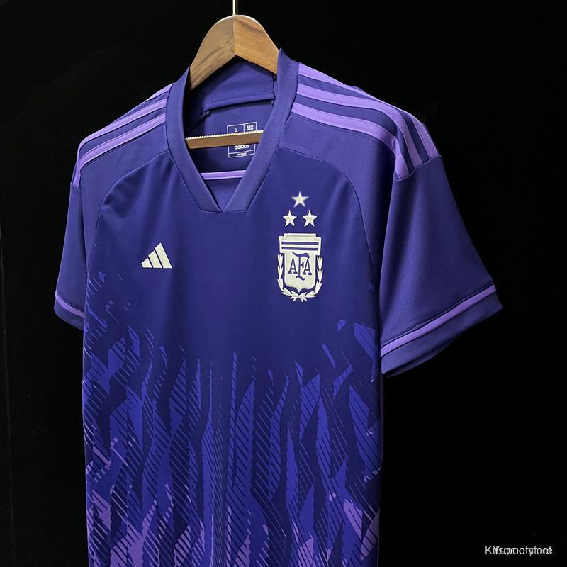 Player Version 2023 Argentina Pre-Match Navy Jersey - Kitsociety