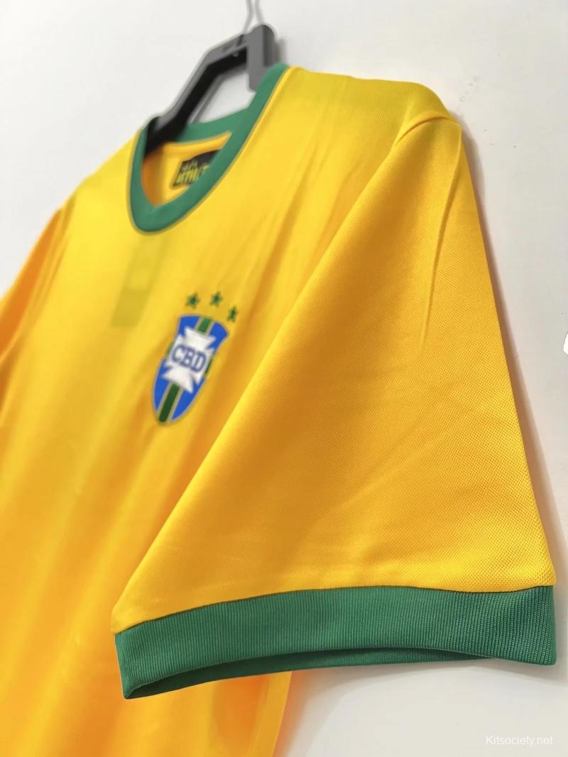 : FLAURA Pele 10 Brazil Soccer Goat Jersey Style Tribute