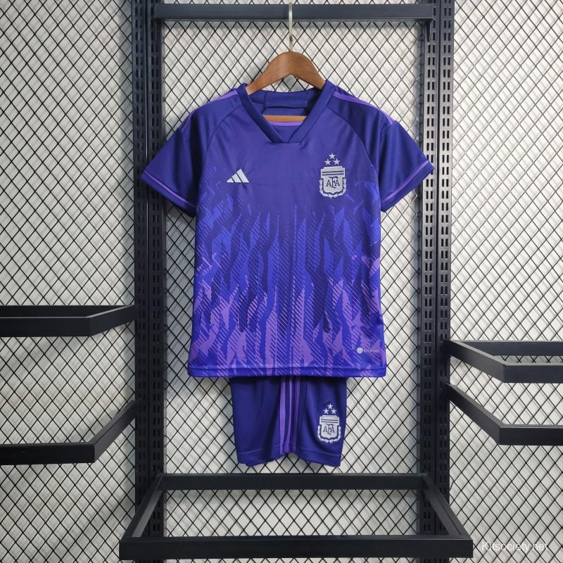 3 Star 2023 Argentina Red Goalkeeper Jersey - Kitsociety