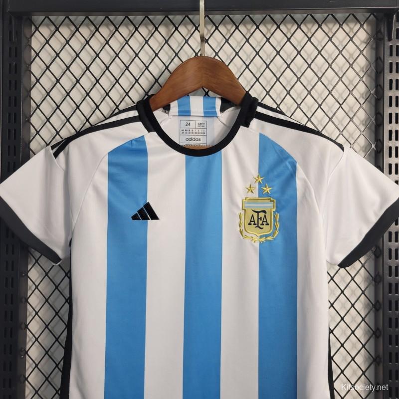 Argentina Jersey Football / Soccer 3 Star World Cup Jersey 