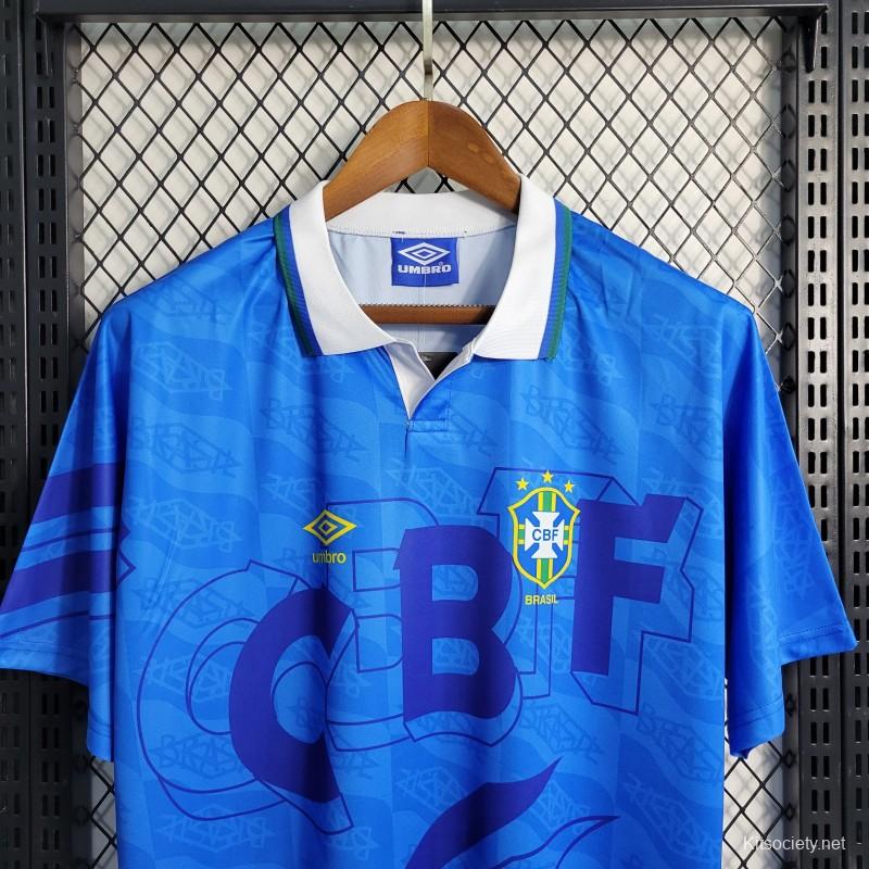 Retro1997 Brazil Home Jersey - Kitsociety