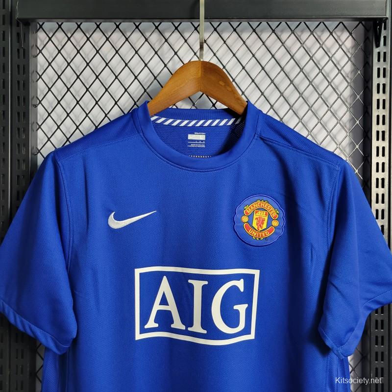 Man Utd Retro Blue Jersey United Kingdom, SAVE 48% 