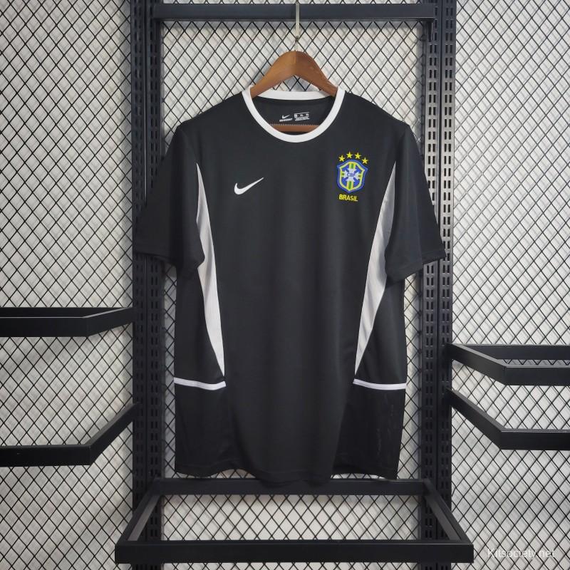 Player Version 2023 Brazil Black Goalkeeper Jersey - Kitsociety