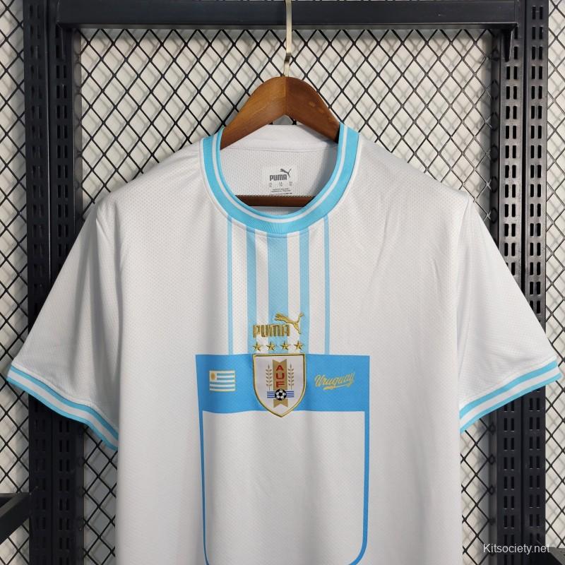 Puma Uruguay Home Soccer Jersey Kit(Jersey+Shorts) 2022