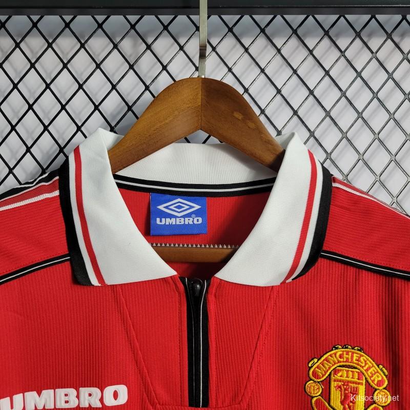 98/99 Retro Manchester United Home Jersey – AM Jersey