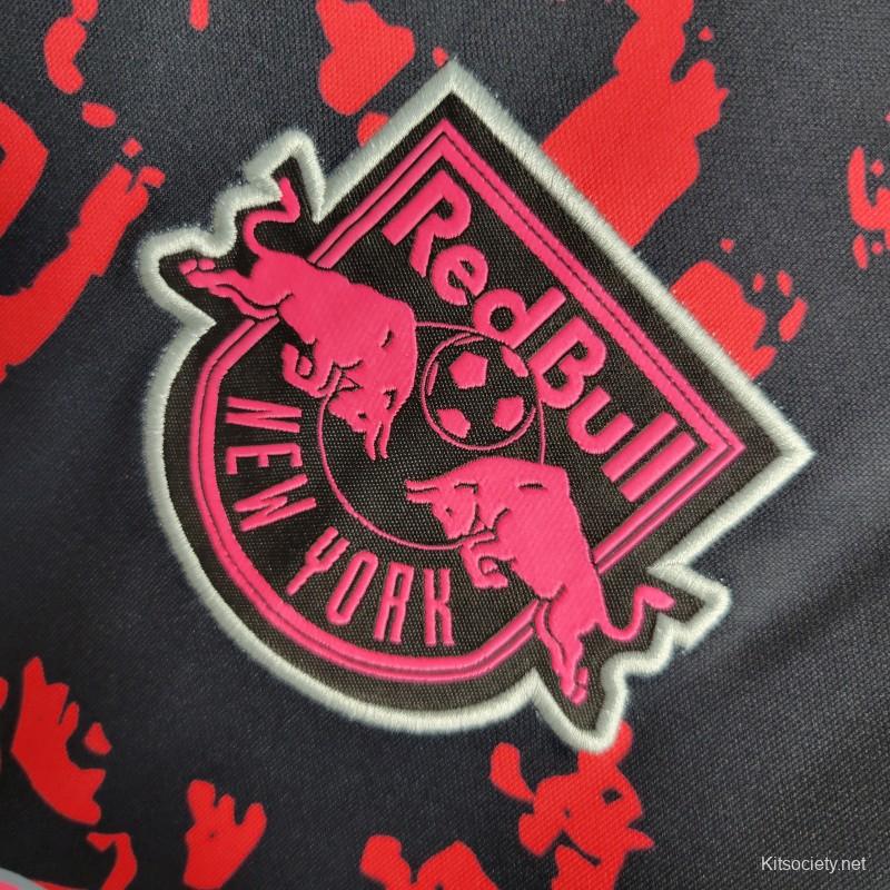 23-24 New York Red Bulls Black Jersey - Kitsociety