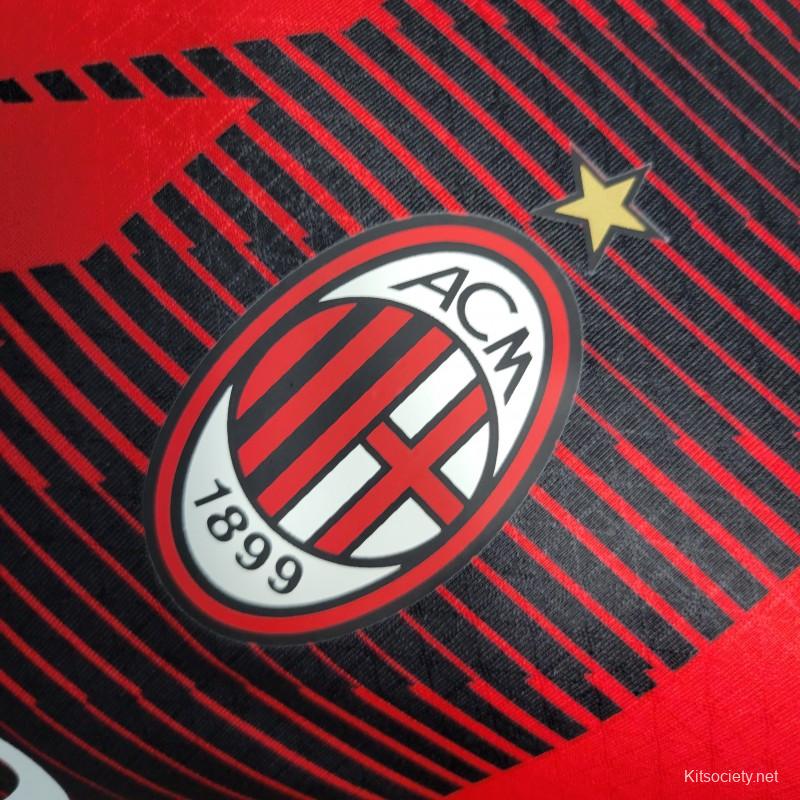 Player Version 23-24 AC Milan Home Jersey - Kitsociety