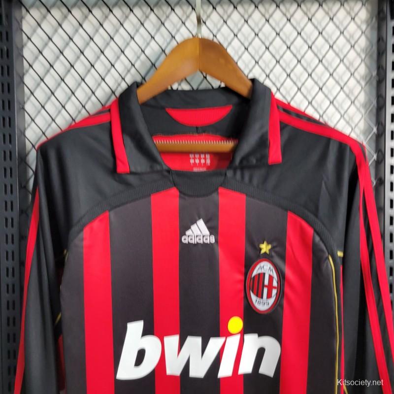 AC Milan 2006-2007 Long-Sleeve Retro Jersey [Free Shipping]