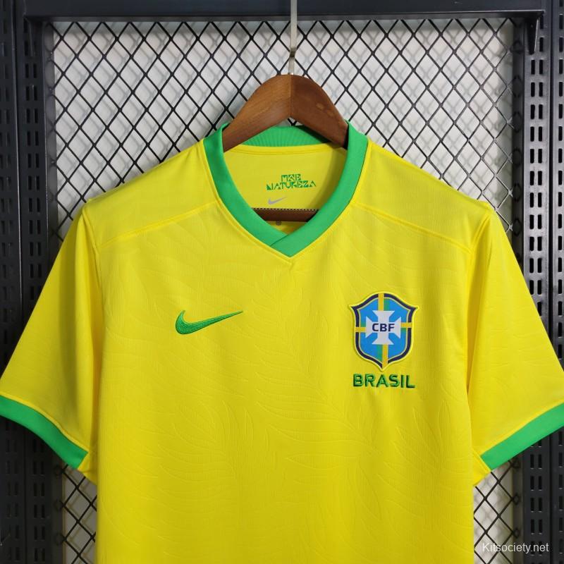 Brazil Jersey Custom Home Soccer Jersey 2022