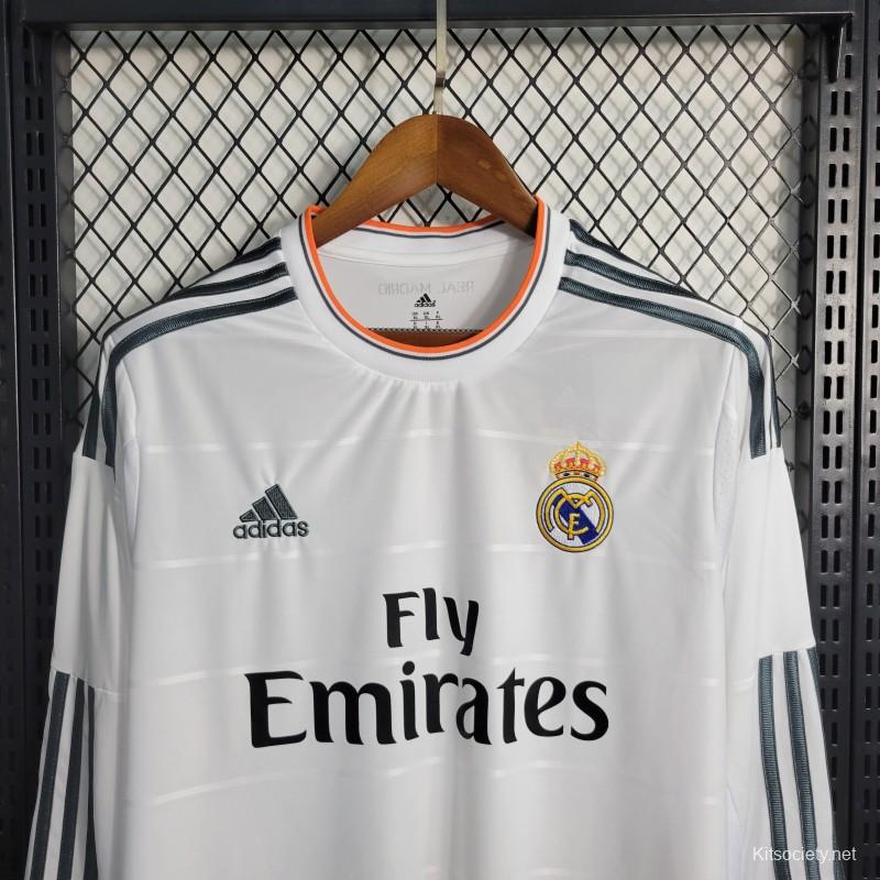 Real Madrid Home 13/14 Long Sleeve Jersey