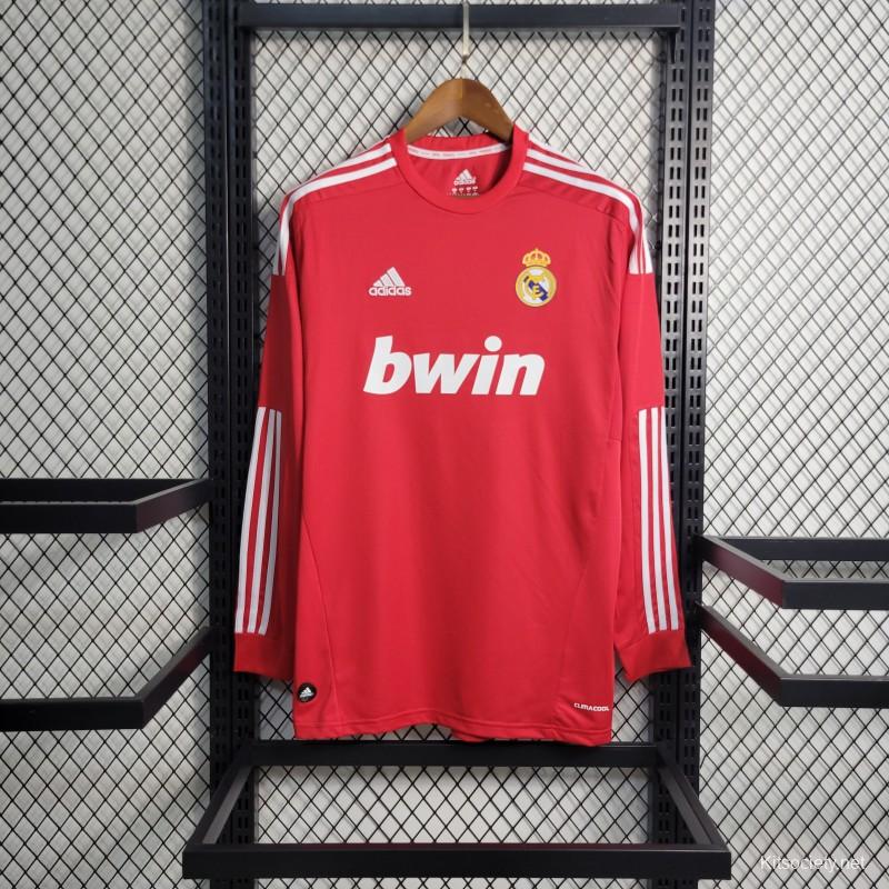 Retro 16/17 Real Madrid Home Long Sleeve Jersey - Kitsociety