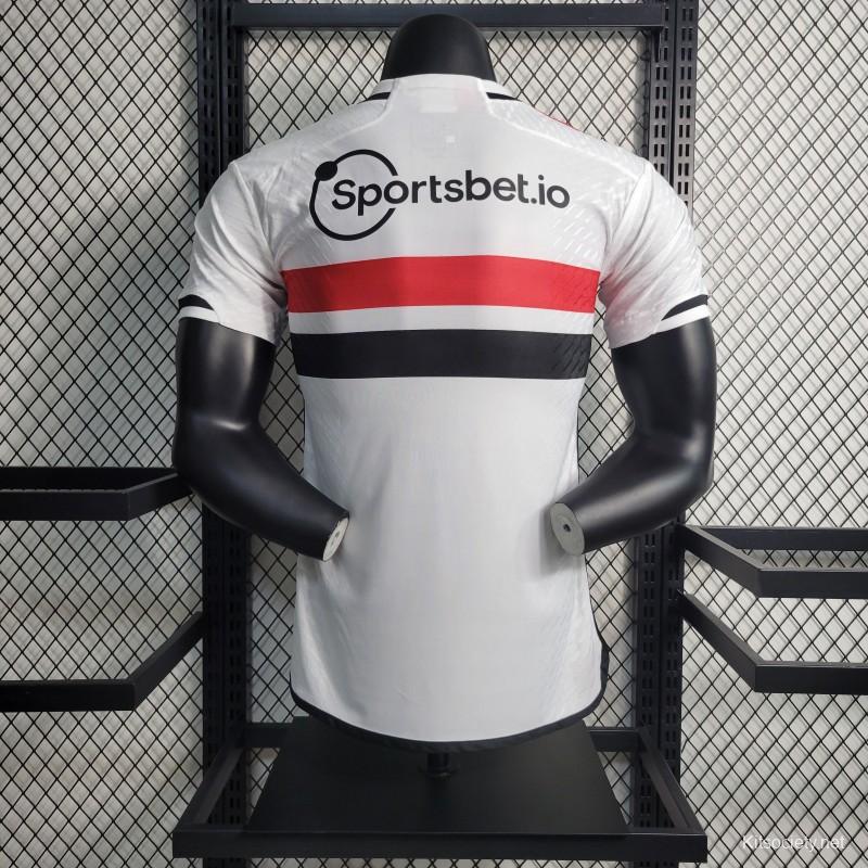 23-24 Sao Paulo Home Jersey - Kitsociety