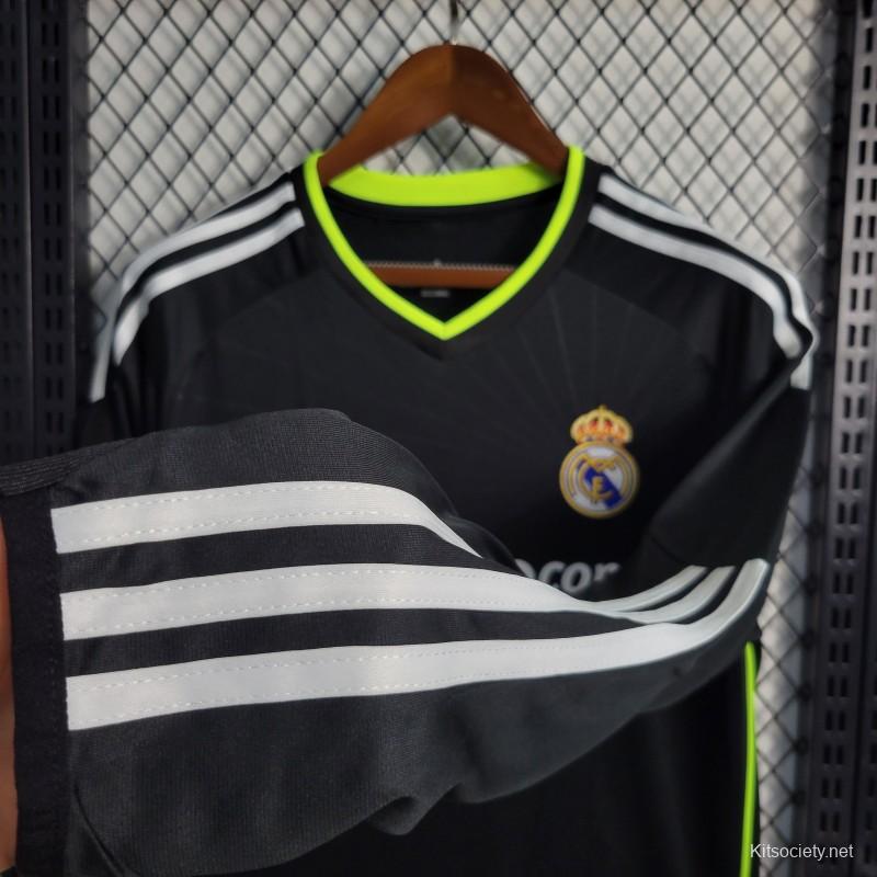 Retro Long Sleeve 2012/13 Real Madrid Third Green Jersey - Kitsociety