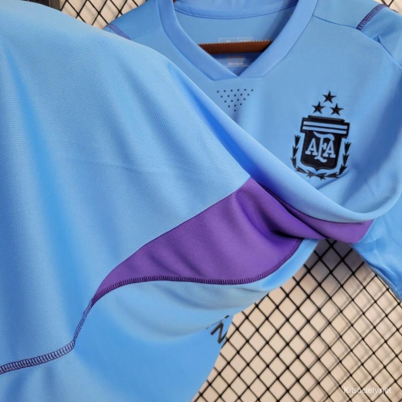 23-24 Argentina Blue Training Jersey - Kitsociety