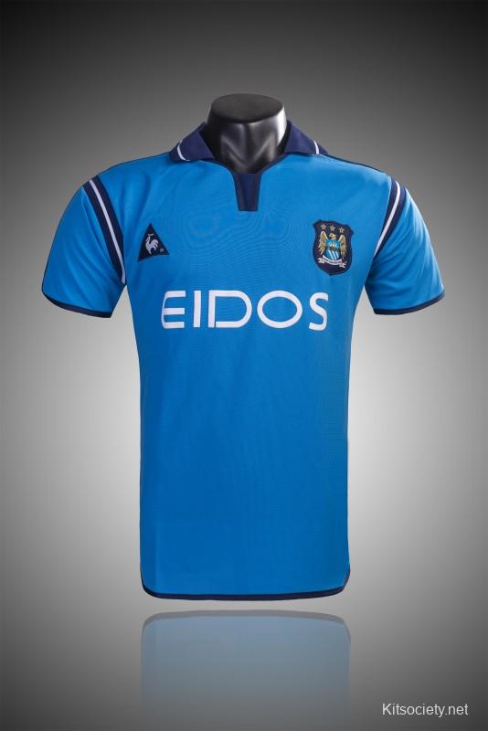 Retro 01/02 Manchester City Home Jersey - Kitsociety