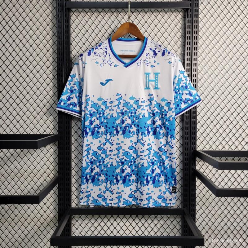 2023 Women Brazil Away Blue Jersey - Kitsociety