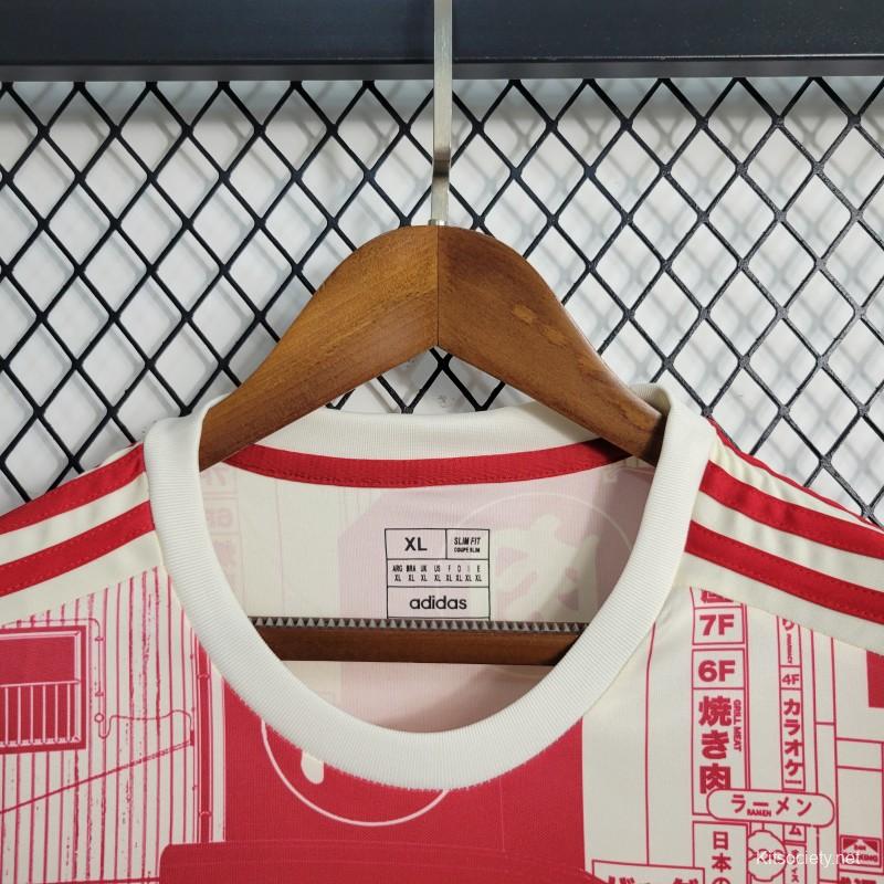 2023 Japan White Red Special Jersey Tokyo Edition