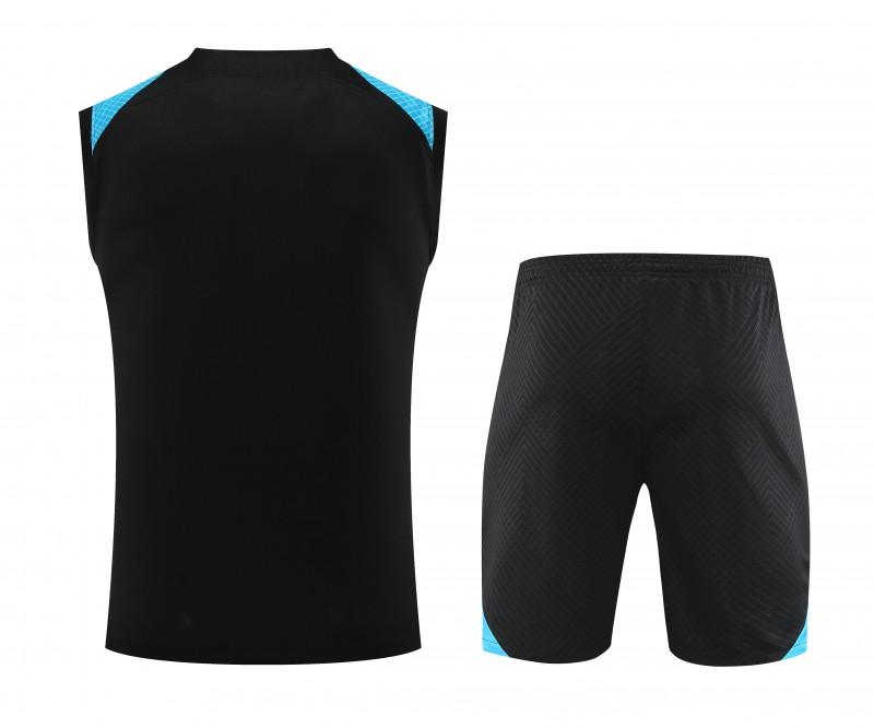 Mens Jersey Shorts, Black & Blue Jersey Shorts