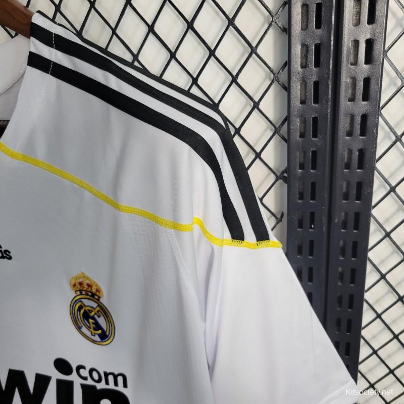 09/10 Real Madrid Retro Home Kit – BATFAMILYSHOP