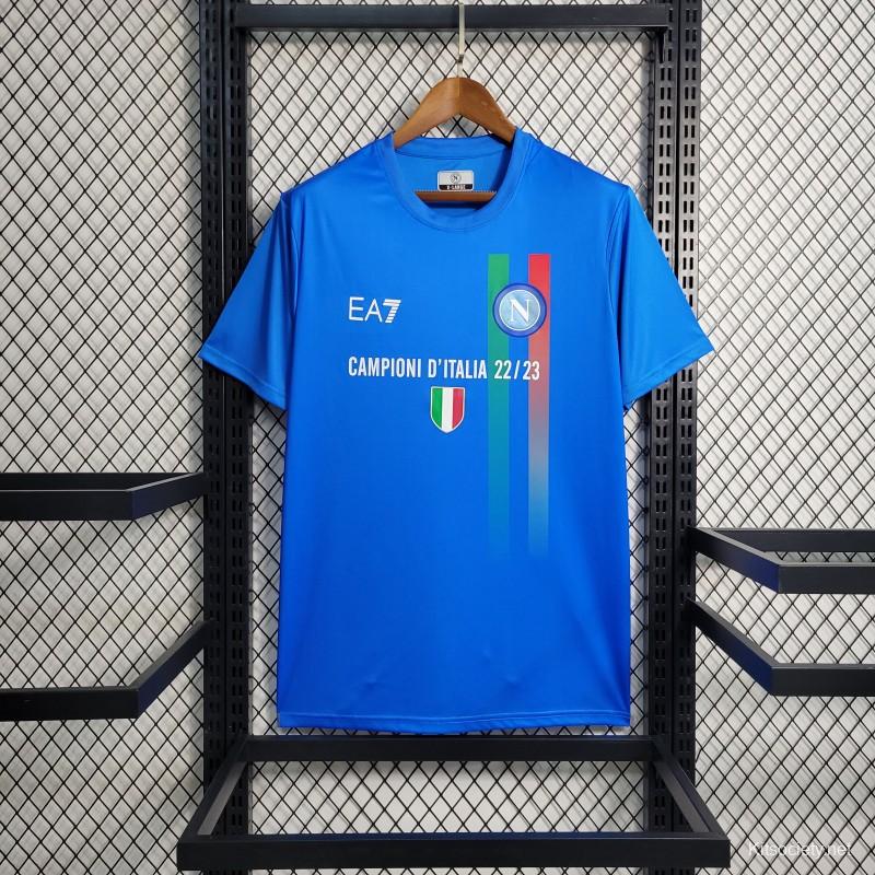 23-24 Napoli Champions Version Jersey - Kitsociety