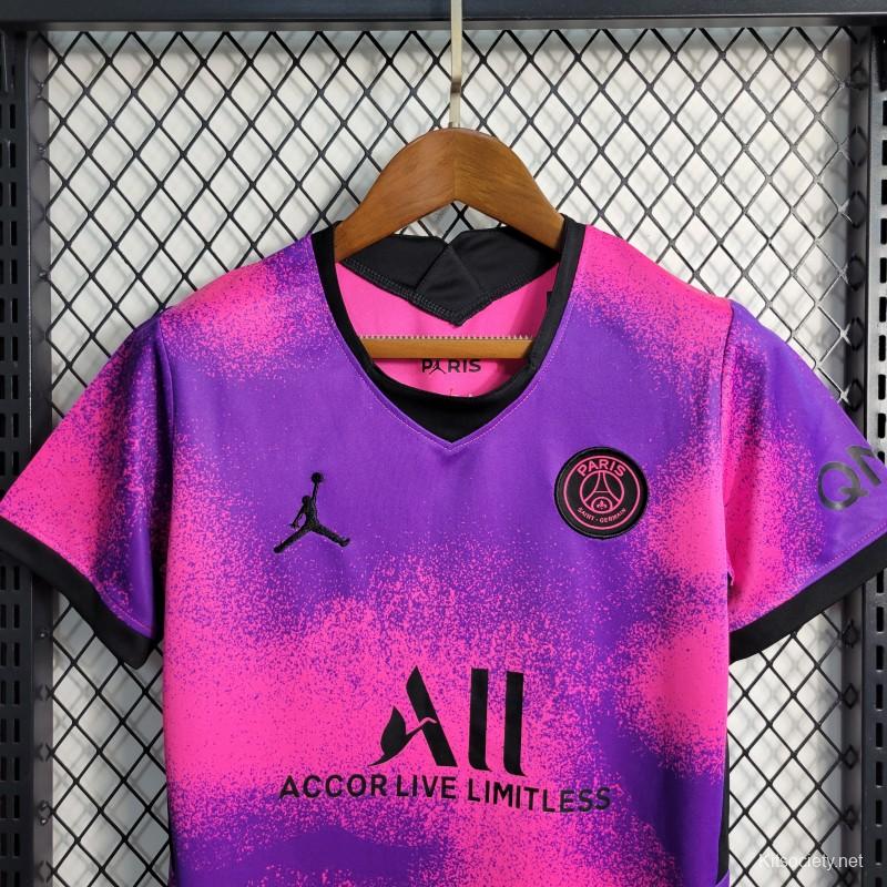 Retro Kids 16/17 Real Madrid Away Purple Jersey - Kitsociety