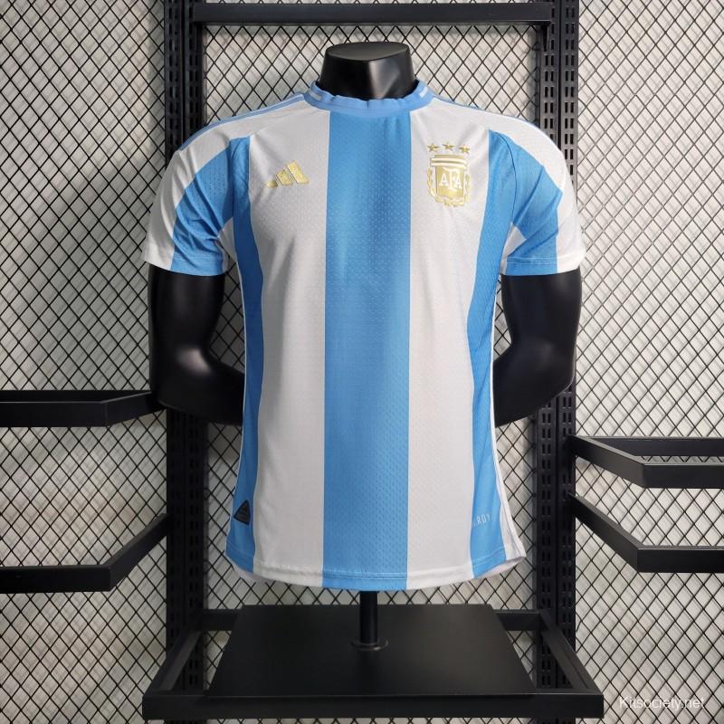 23-24 Argentina Blue Training Jersey - Kitsociety