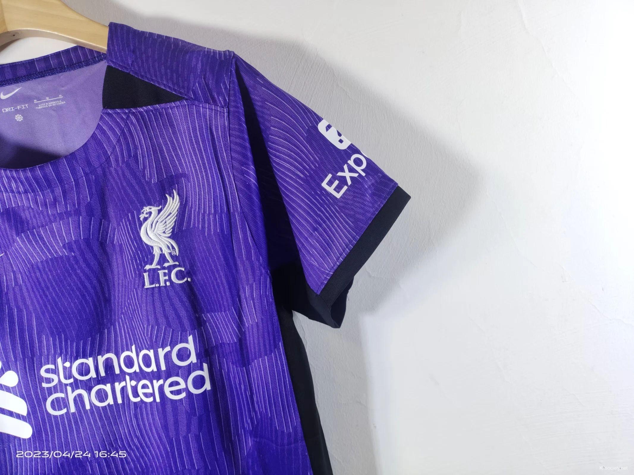 23/24 Liverpool Third Purple Jersey - Kitsociety