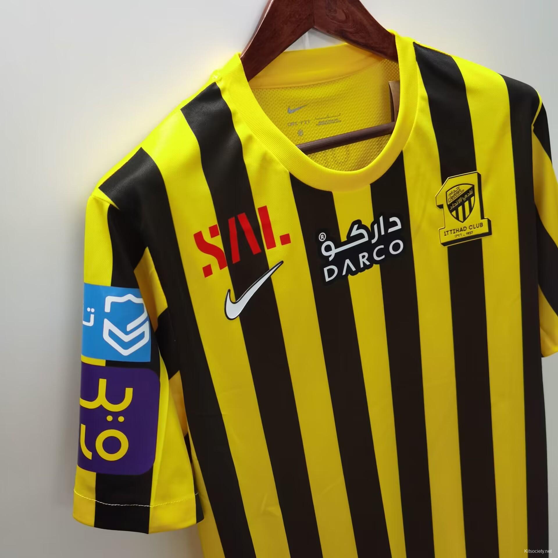 Al Ittihad Saudi Jersey BENZEMA #9 Home Soccer Jersey 2022/23