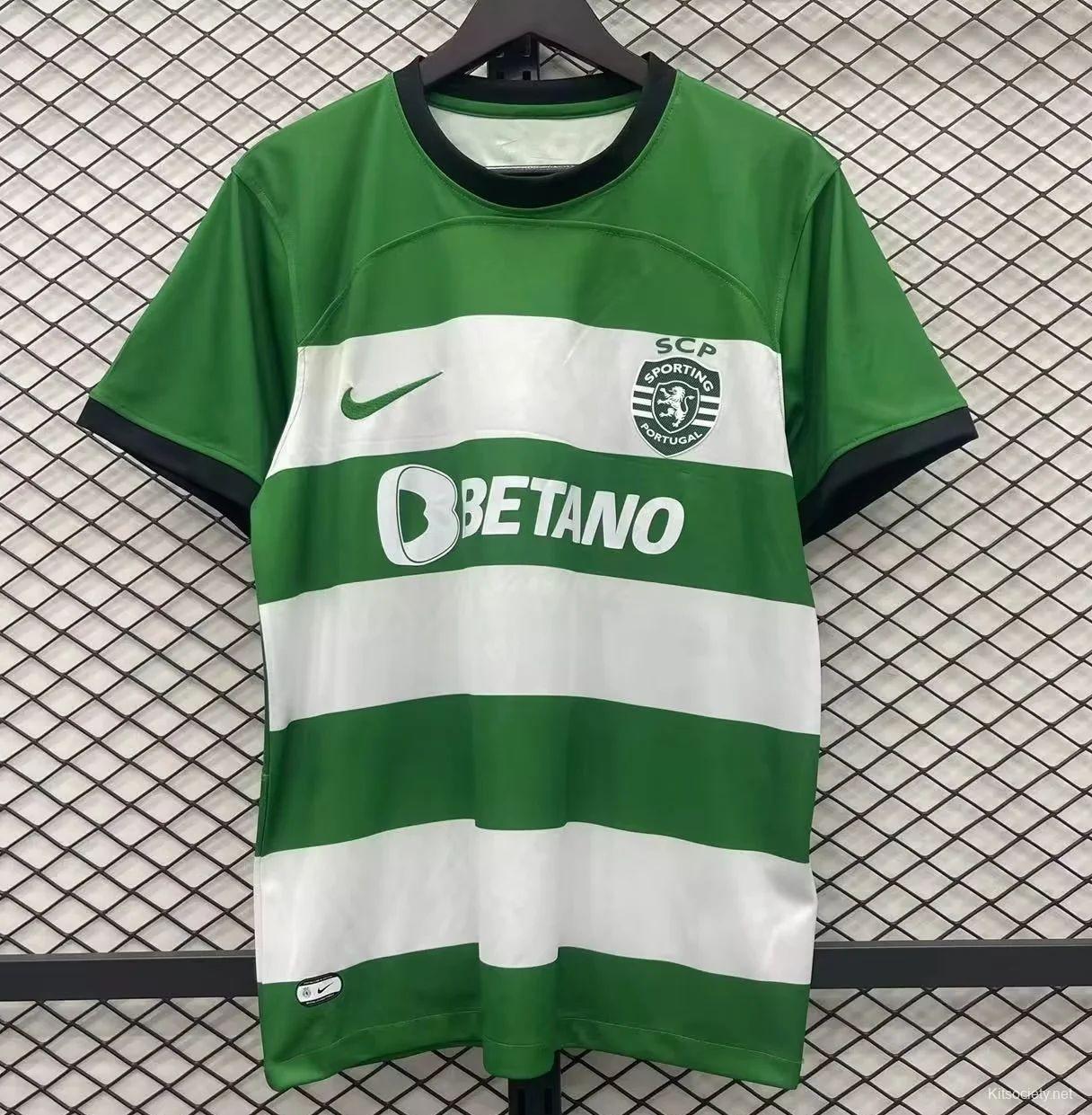 22/23 Sporting CP Home Jersey In Honor Of Cristiano Ronaldo - Kitsociety