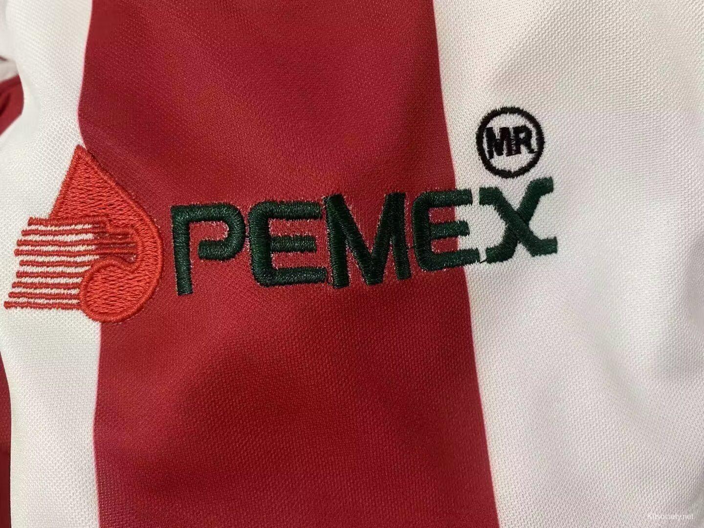 96/97 Chivas Guadalajara Home Jersey - Kitsociety