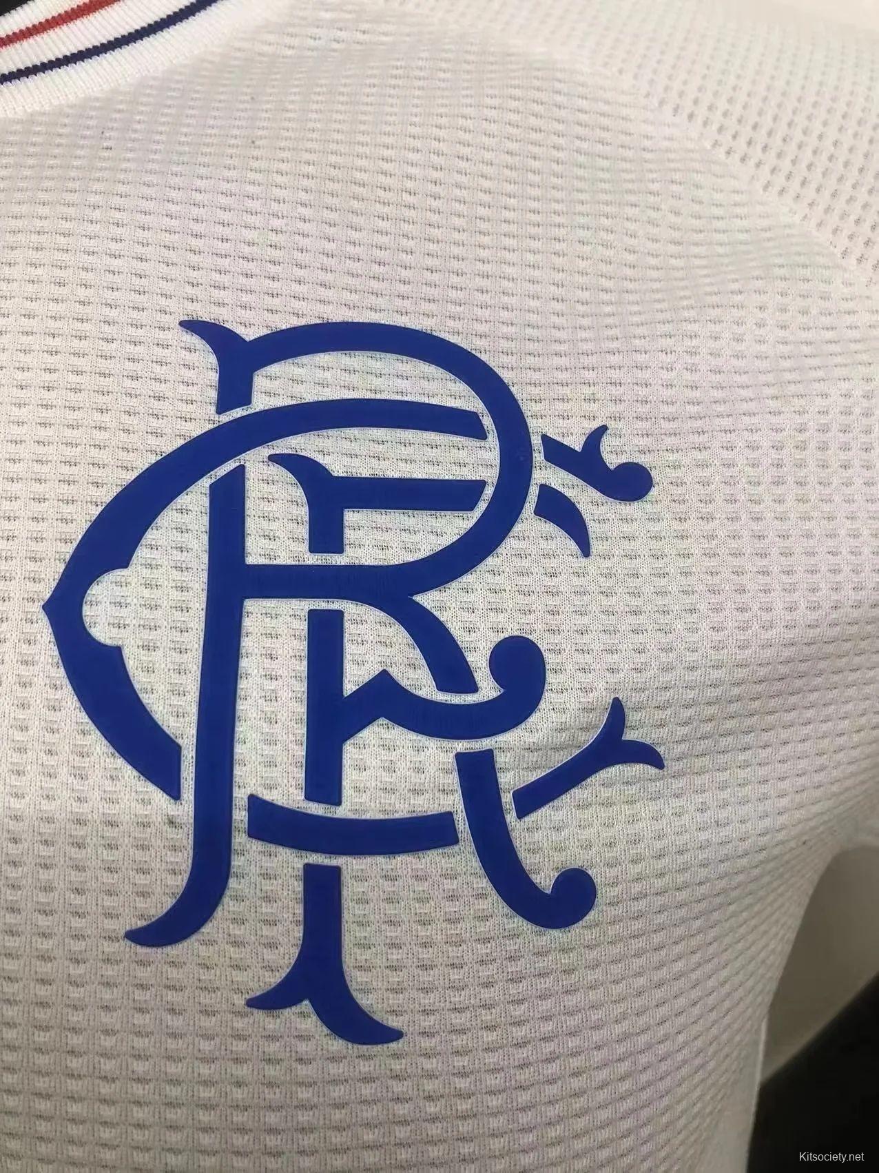 23/24 Kids Glasgow Rangers Away White Jersey - Kitsociety