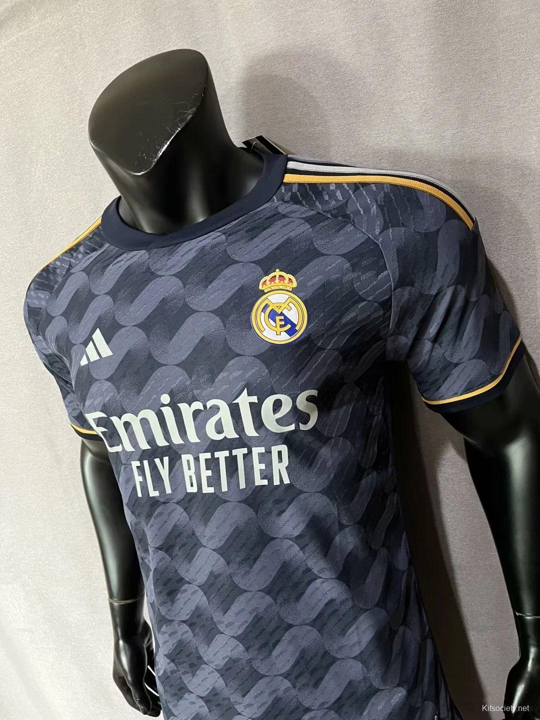 Real Madrid Black and Gold Special Vapor Jersey