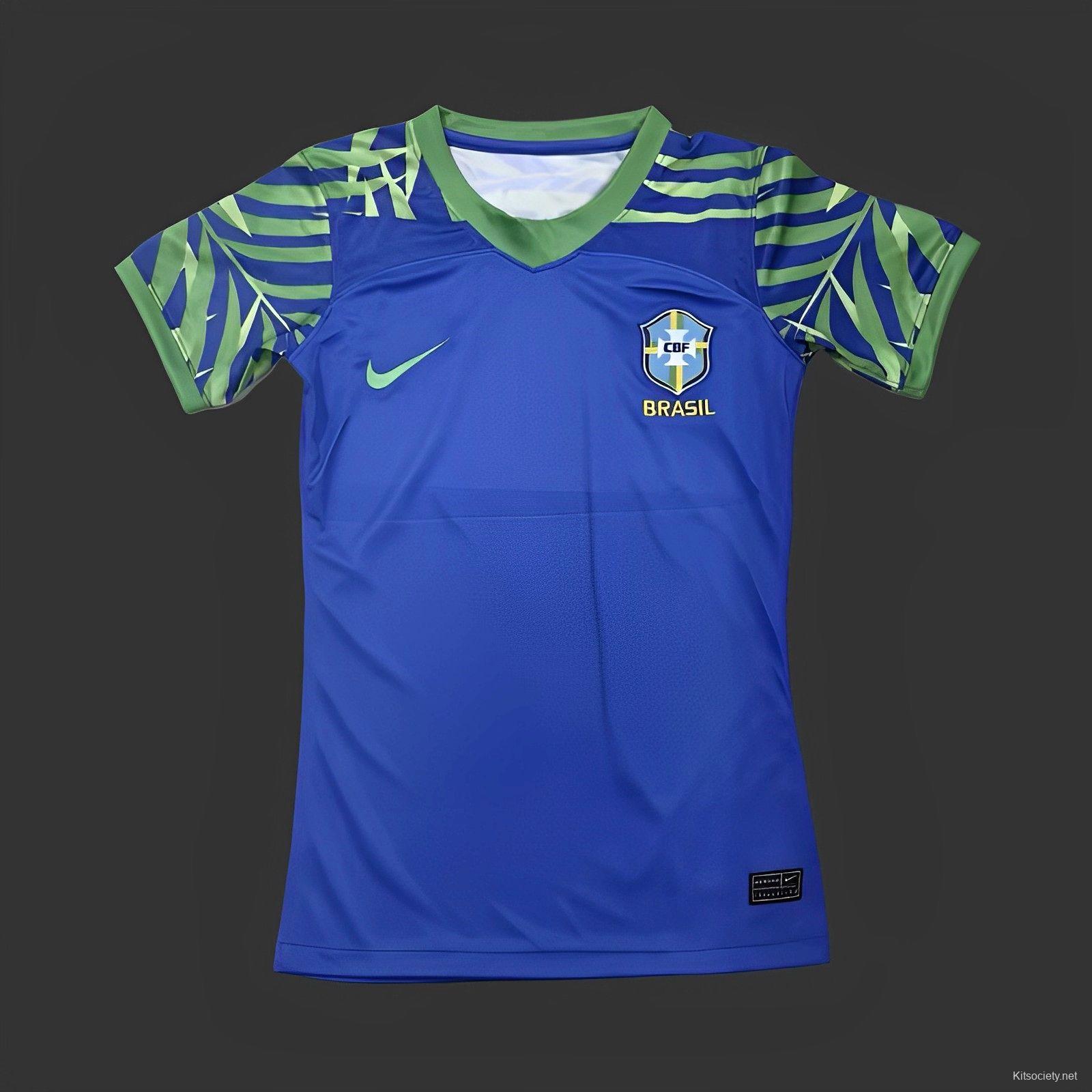 Brazil Jersey Custom Away Soccer Jersey 2022