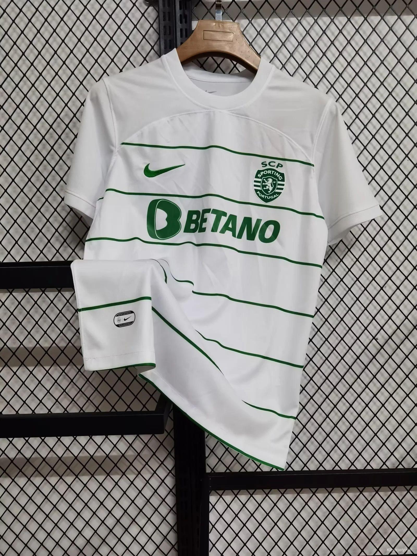 22 23 Sporting Lisbon Away Soccer Jersey - Kitsociety