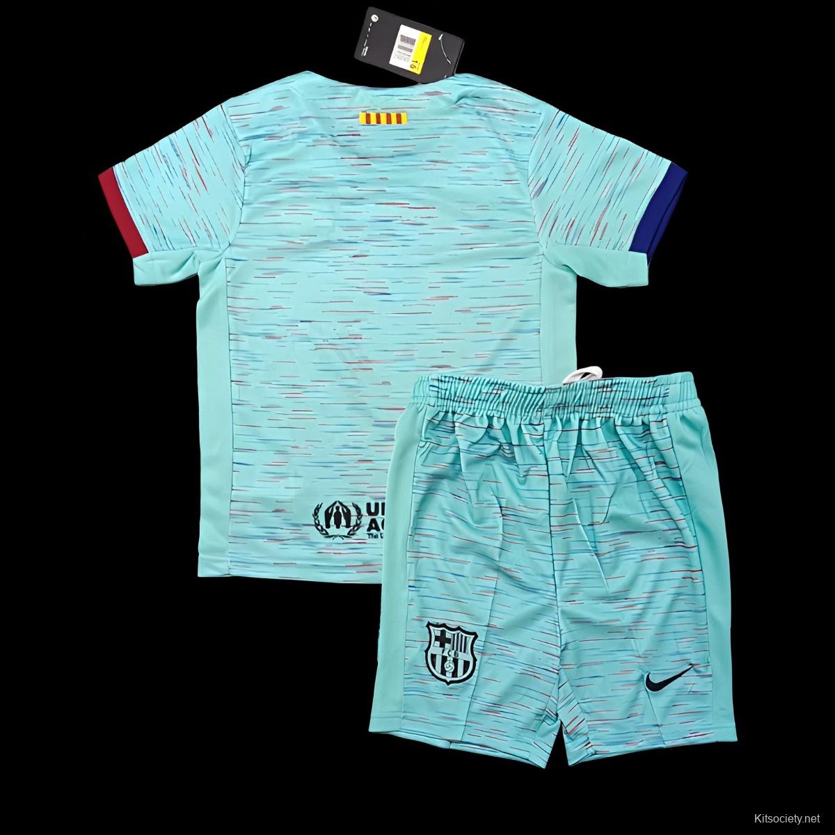 NIKE FC BARCELONA 23/24 THIRD JERSEY (TEAL)