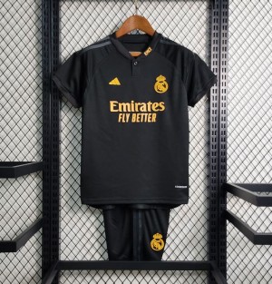 23-24 Real Madrid Home Jersey With Full Champion Patches - Kitsociety