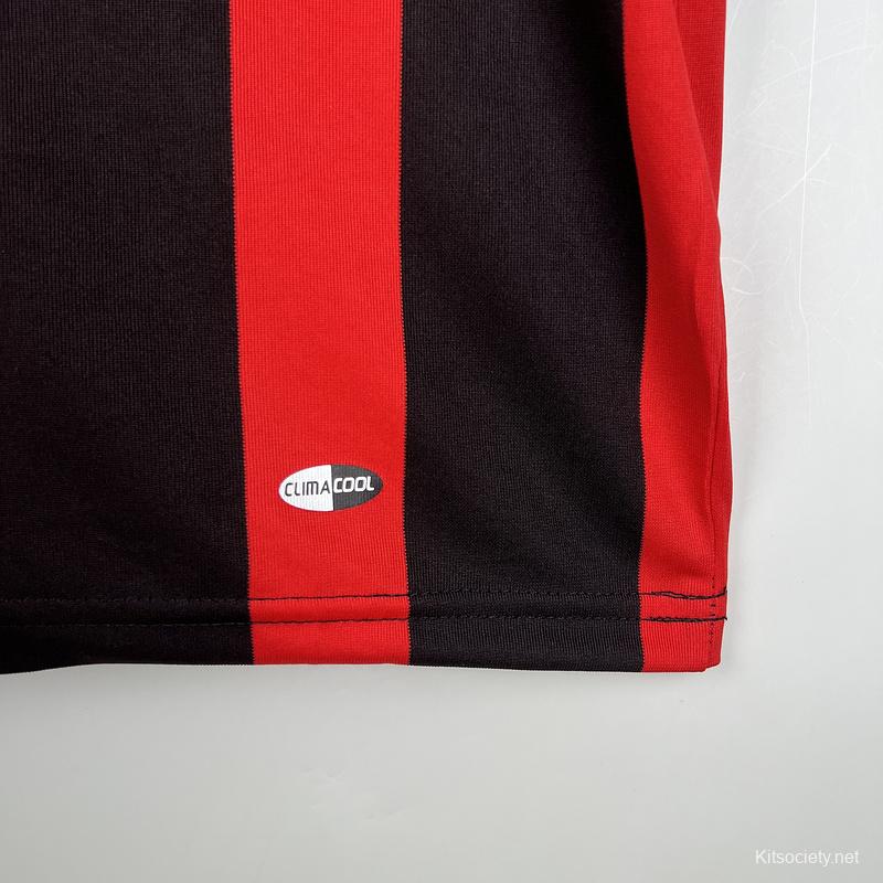 Retro 08-09 Flamengo Third Black Red Jersey - Kitsociety